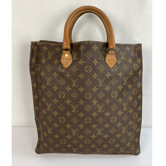 LOUIS VUITTON Vintage SPECIAL EDITION Brown Monogram Oversized Handbag Tote Bag - Picture 14 of 14